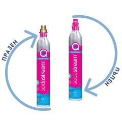 Пълнене на Цилиндър за сода SodaStream Gas refill QUICK CONNECT CO2