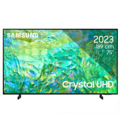 Телевизор SAMSUNG UE75CU8072UXXH, 75", Crystal UHD 4K, Smart TV Tizen™, CU8072 (2023)