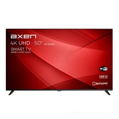 Телевизор AXEN AX50FIL403, 50"(126 см), 4K Ultra HD, Android