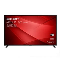 Телевизор AXEN AX55UAL402, 55"(139 см), 4K Ultra HD, Android