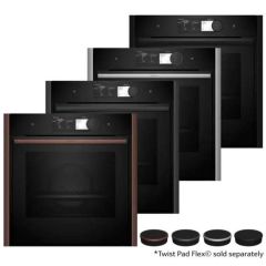 Парна фурна за вграждане NEFF B69VY7MY0, N 90, 71 л, Пиролиза, Slide&Hide, Flex Design