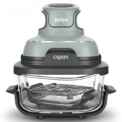 Фритюрник NINJA Crispi 4-in-1 Portable Glass Air Fryer FN101EUSG, 3.8 л, Sage Green