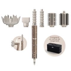 Маша SharkNinja FlexStyle Champagne Diamond Limited Edition 5-в-1 Air Styler и сешоар HD446JSEU