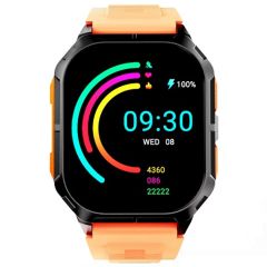 Смарт часовник HiFuture FutureFit Ultra 3 orange, 2.01" IPS display, sleep monitor, health monitor, sports mode, IP68 waterproof