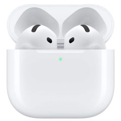 Безжични слушалки Apple AirPods 4, бял - MXP63ZM/A