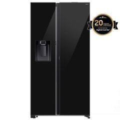 Хладилник с фризер SAMSUNG Side-by-Side RS80F64JEBEO, 634 л, No Frost, Auto Open Door, 178.6 см