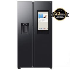 Хладилник с фризер SAMSUNG Side-by-Side RS90F66BEFEO, 614 л, Auto Open Door, 178.4 см