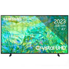 Телевизор SAMSUNG UE43CU8072UXXH, 43", Crystal UHD 4K, Smart TV Tizen™, CU8072 (2023)