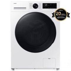 Пералня със сушилня SAMSUNG WD11DG5B15BELE, 11/6 кг, AI Ecobubble™, 1400 об/мин, White