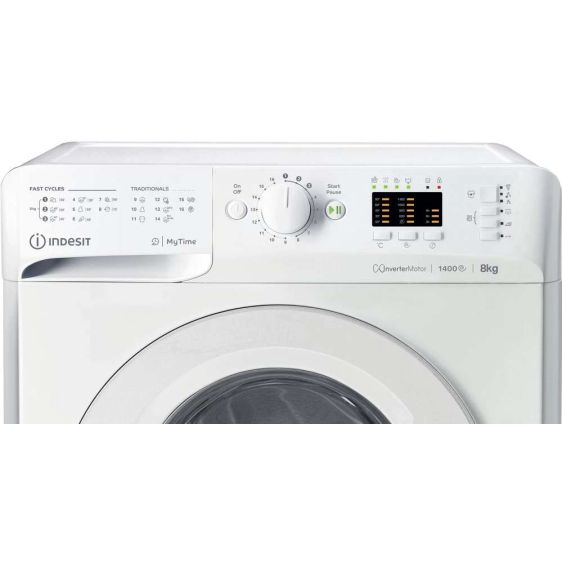 Пералня INDESIT MTWA 81495 W EU, 8 кг, 1400 об/мин. - 5