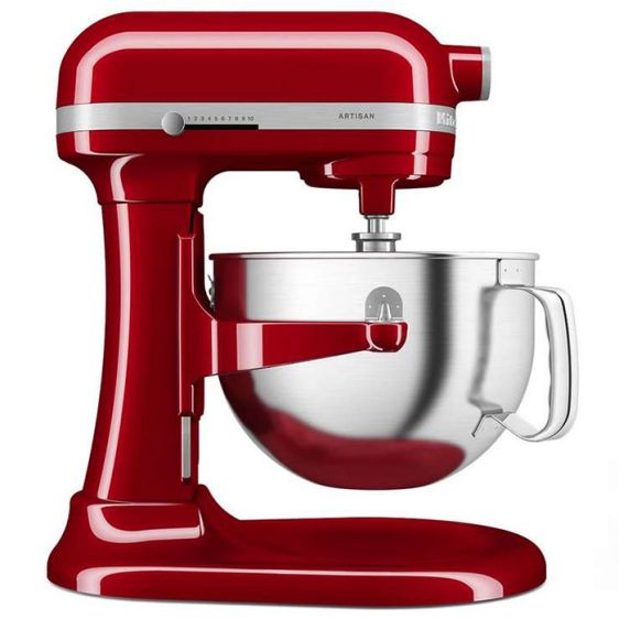 Кухненски робот KitchenAid Artisan 5KSM60SPXEER, Имперско червено