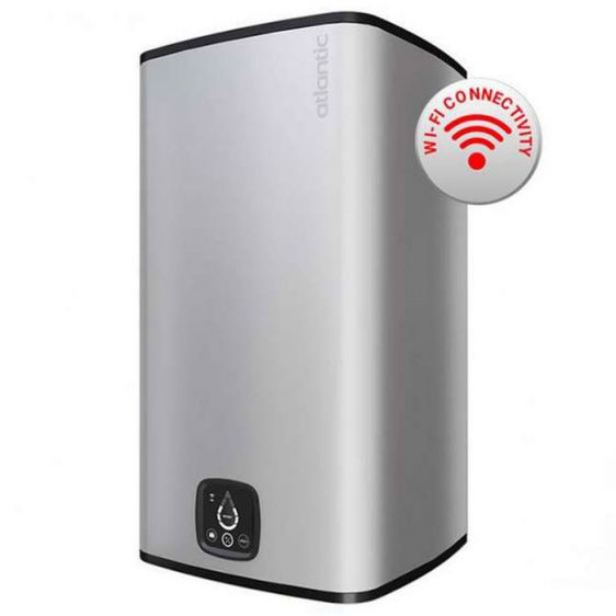 Бойлер ATLANTIC Steatite Cube Wi-Fi 100 Silver