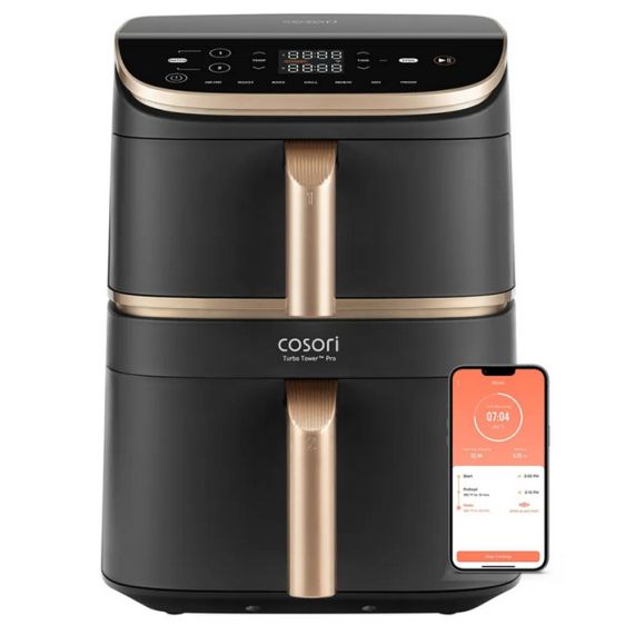 Фритюрник Cosori Airfryer Turbo Tower Pro CAF-DC123S, 10.8L