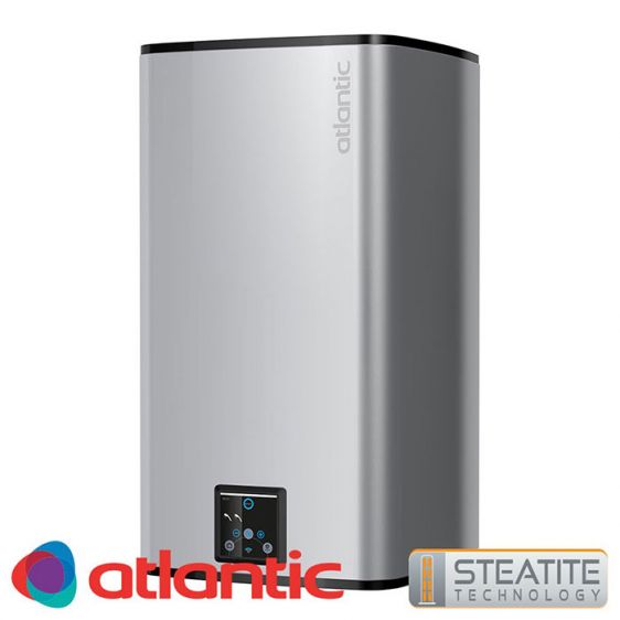 Бойлер ATLANTIC Steatite CUBE Silver 75 л. Wi-Fi