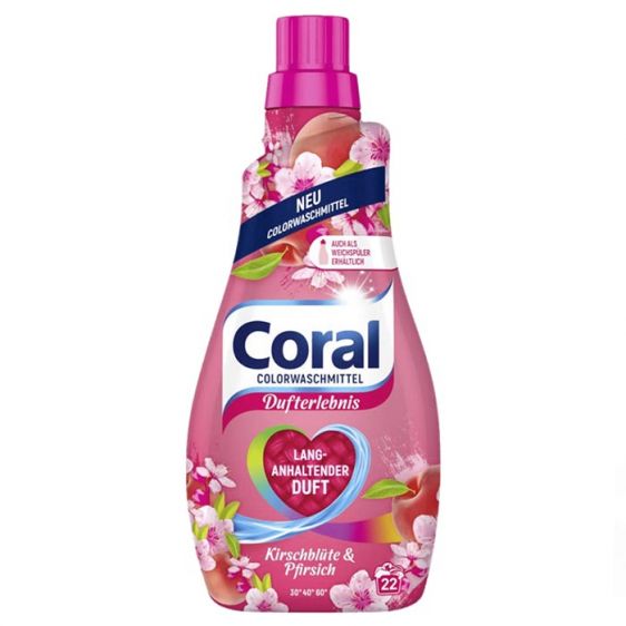 Течен прах Coral Colorwaschmittel 1,1L