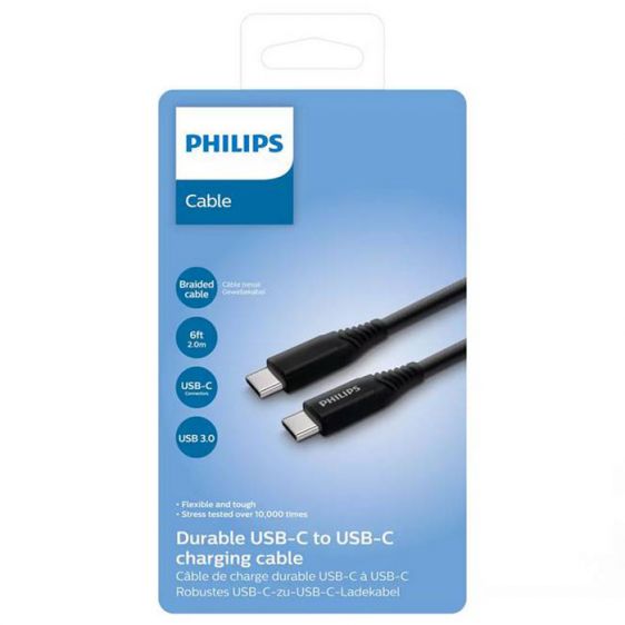 Кабел PHILIPS USB-C DLC5206C/00