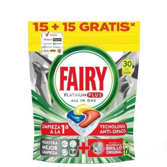 Таблетки за съдомиялна Fairy Platinum 15+15 бр.