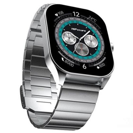 Смарт часовник HiFuture Apex silver, 2.04