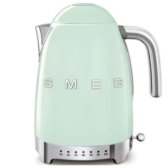 Ел.кана SMEG KLF04PGEU, 2400 W, 1.7 L, Пастелно зелен