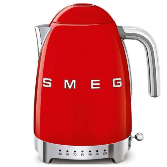 Ел.кана SMEG KLF04RDEU, 2400 W, 1.7 L, Червена