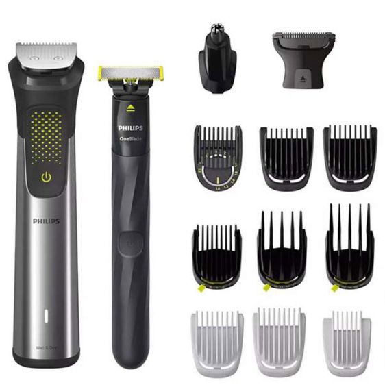 Комплект тримери PHILIPS 15 in 1 и OneBlade MG9552/15