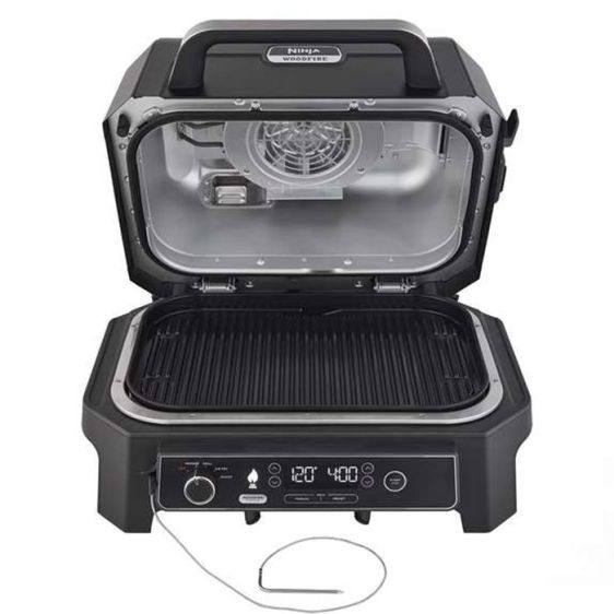 Грил NINJA OG850 Pro XL, 4-in-1, Grill, BBQ smoke, Air Fry, & Bake