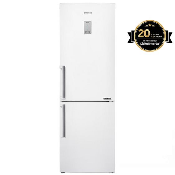 Хладилник с фризер SAMSUNG RB33J3515WW/EF, 339 л, All-Around Cooling, 185 см