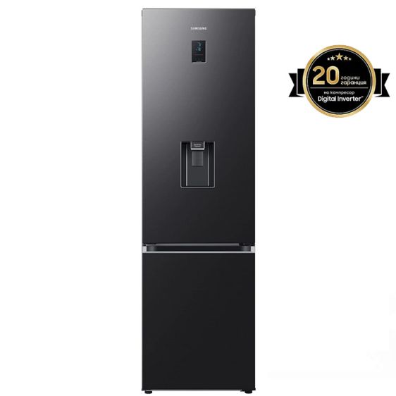 Хладилник с фризер SAMSUNG RB38C650EB1/EF, 386 л, SmartThings, AI energy mode, 203 см