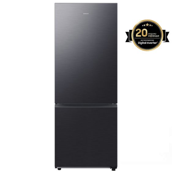 Хладилник с фризер SAMSUNG RB53DG703EB1EO, 538 л, SmartThings AI Energy и Metal Cooling, 203x75.9 см, Dark Inox