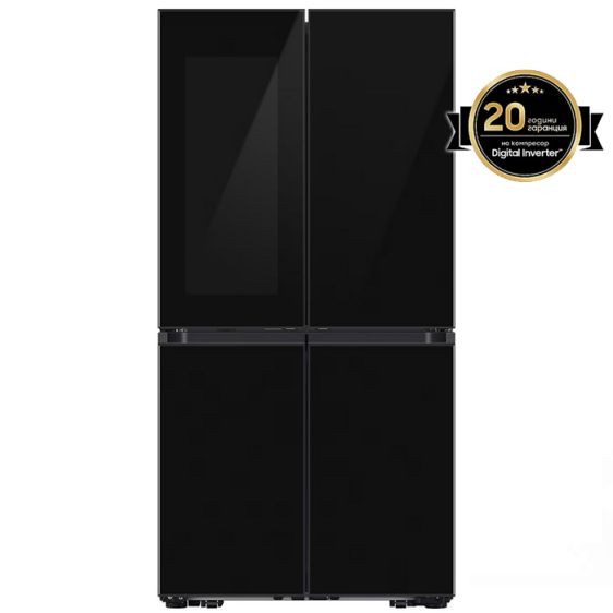 Хладилник с френска врата SAMSUNG See Thru RF65DB970E22EO, 645 л, Triple Cooling, 185.3 см