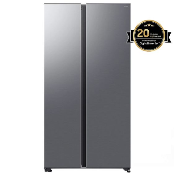 Хладилник с фризер SAMSUNG Side-by-Side RS70F65QETEO, 659 л, Bespoke AI SBS - AI Energy, Wi-Fi, 178 см