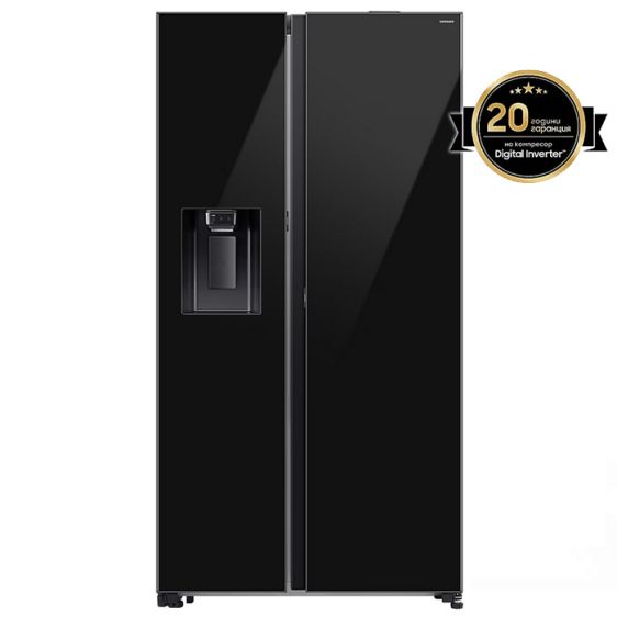 Хладилник с фризер SAMSUNG Side-by-Side RS80F64JEBEO, 634 л, No Frost, Auto Open Door, 178.6 см