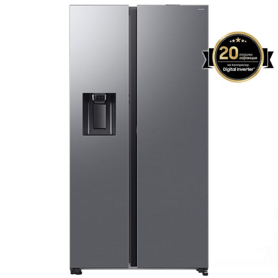 Хладилник с фризер SAMSUNG Side-by-Side RS80F67KCTEO, 634 л, Auto Open Door, 178.6 см
