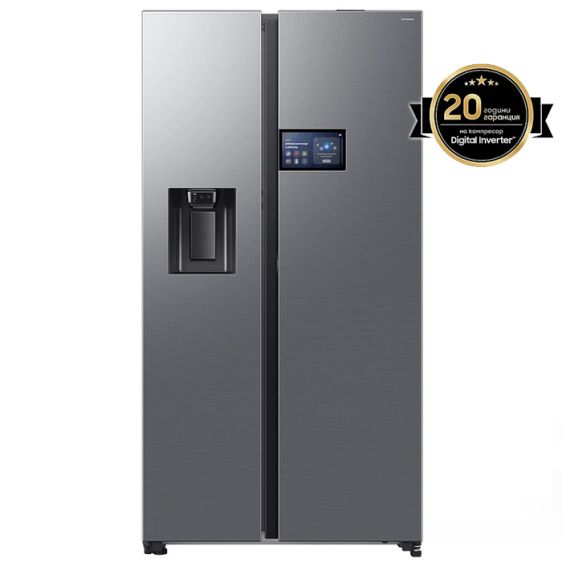 Хладилник с фризер SAMSUNG Side-by-Side RS90F65EDTEO, 621 л, Auto Open Door, 174.4 см