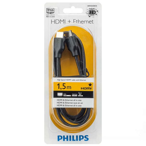 HDMI кабел с Ethernet PHILIPS SWV2432W/10