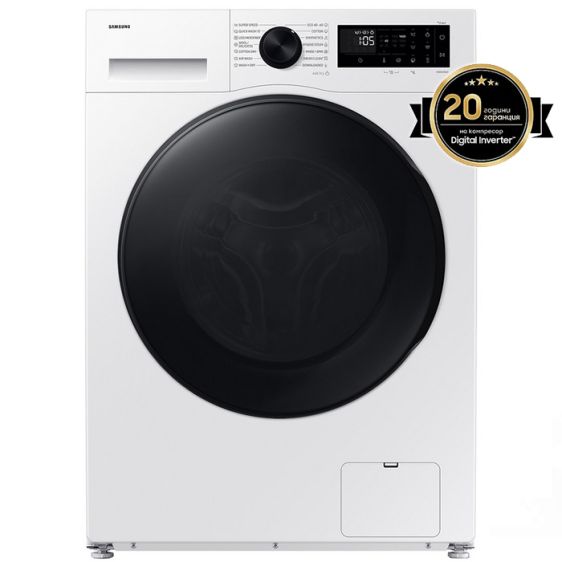 Пералня със сушилня SAMSUNG WD90DG5G34BELE, 9/5 кг, AI Ecobubble, 1400 об/мин. White