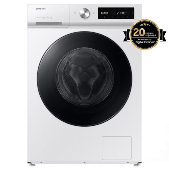 Пералня SAMSUNG WW11DB7B34GWU4, 11 кг, SmartThings AI Energy, Eco Bubble, 1400 об/мин.