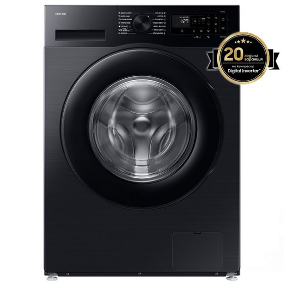 Пералня SAMSUNG WW80CGC04DABLE, 8 кг, 1400 об/мин Eco Bubble, SmartThings, Black Inox