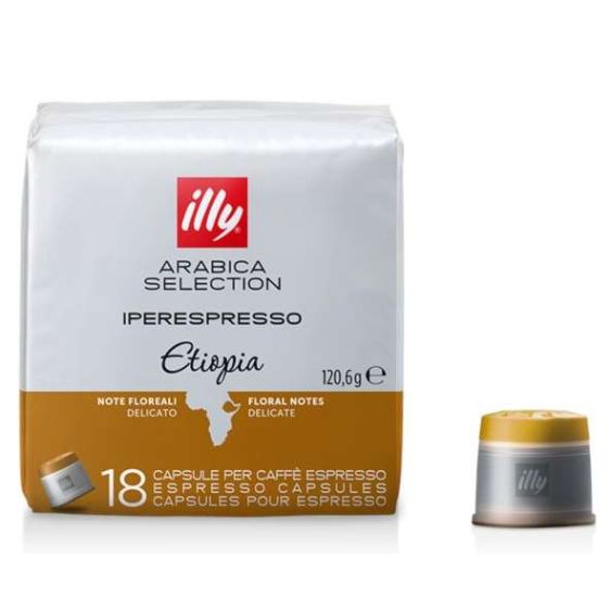 Кафе капсули ILLY iperEspresso Arabica Selection Етиопия – 18 броя