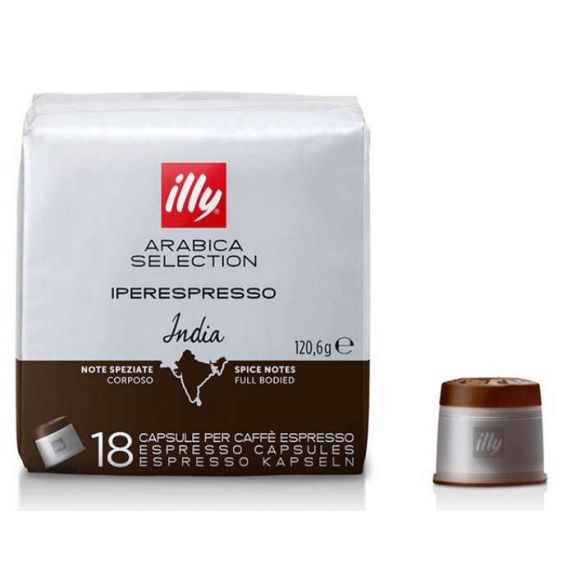 Кафе капсули ILLY iperEspresso Arabica Selection Индия – 18 броя