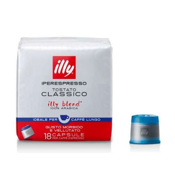 Кафе капсули ILLY iperEspresso Classico Lungo – Medium Roast – 18 броя