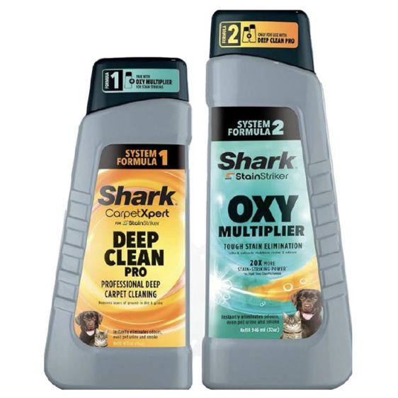 Комплект препарат за почистване на петна Shark XSKBSBND200EUT StainStriker и CarpetXpert Formula 946 мл/474 мл