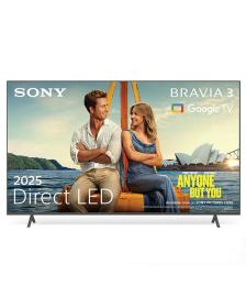 Телевизор SONY Bravia 3 K75S39B, 75" (189 см), 4K Ultra HD, Smart TV (Google TV) 2025